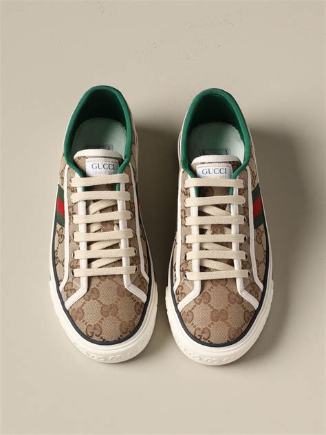 gucci style tennis shoes|Gucci tennis shoes for women.